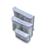 Mumi Toiletry Cubes Set of 3 Purple