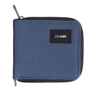 Pacsafe RFIDsafe Zip Around Wallet Coastal Blue