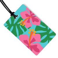 R. Nichols Luggage Tag Hibiscus