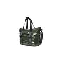 Rains Puffer Mix Tote Bag Angle View