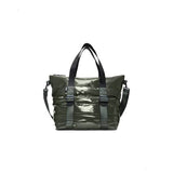 Rains Puffer Mix Tote Bag Swamp