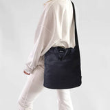 SYZY Compact Packable Crossbody Tote Bag
