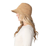 San Diego Hat Company Women's Crochet Raffia Bucket Hat Lifestyle