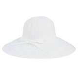 San Diego Hat Company Women's Large Brim Ribbon Hat with a Bow 
