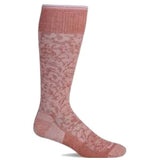 Sockwell Women's Graduated Compression Socks Damask Pink Clay