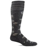 Sockwell Women's Graduated Compression Socks Field Flower Charcoal