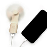 Tech Candy Easy Breezy Portable Fan and Power Bank Fan View