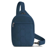 Travelon Runways Anti-Theft Small Sling Ocean Blue