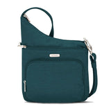 Travelon Anti-Theft Essentials North/South Asymmetric Crossbody Peacock