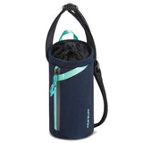 Travelon Anti Theft Greenlander Insulated Water Bottle Bag Blue