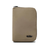 Travelon RFID Blocking Passport Zip Wallet Sable