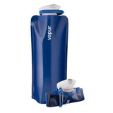 Vapur 1L Collapsible Water Bottle Admiral Blue
