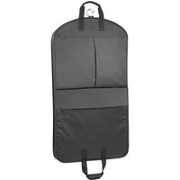 Wally Bags 40” Deluxe Travel Garment Bag with Two Pockets Rear View