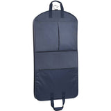 Wally Bags 45” Deluxe Extra Capacity Travel Garment Bag with Two Accessory Pockets Interior View
