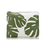 Aloha Collection Max Day Palms Pouch Montserra Seaweed
