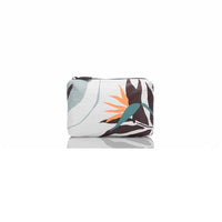Aloha Collection Mini Pouch Painted Birds Cool White
