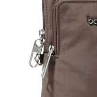 Baggallini Securtex Anti-Theft Activity Crossbody Bag Zipper Detail