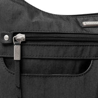 Baggallini Anywhere Large Hobo Bag Zipper Detail