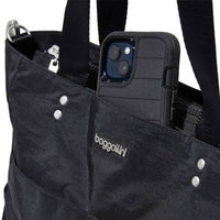 Baggallini Carryall Daily Tote Phone Pocket Detail