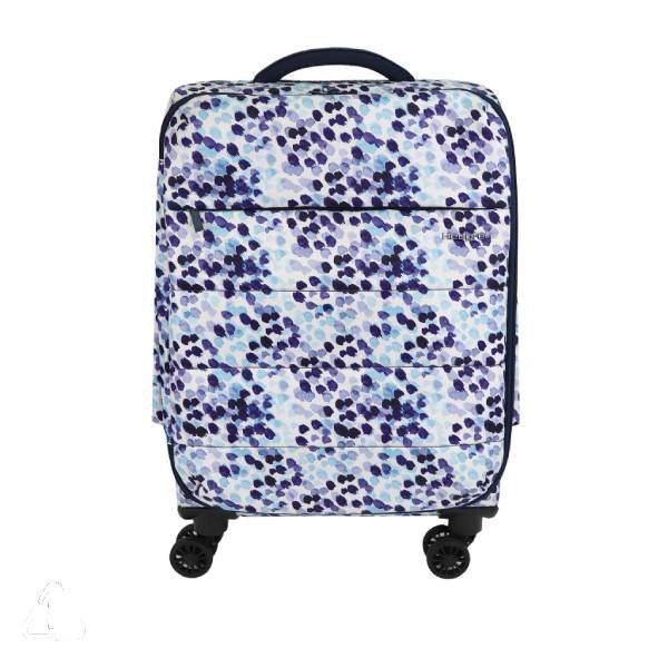 Hedgren Axis 20" Sustainable Soft Sided Carry On Spotted Blue