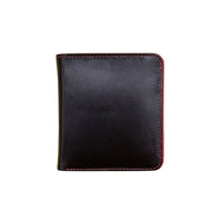 Iliworld Mini Bi-Fold Wallet with RFID Blocking Black Red