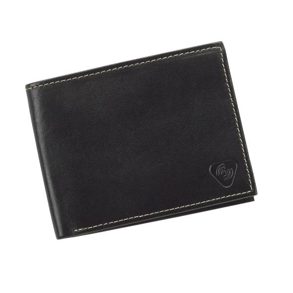 Lewis N. Clark Datablock Leather Bi-fold Wallet