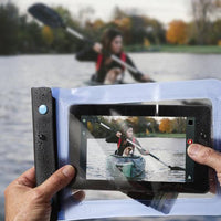 Lewis N Clark WaterSeals Waterproof Mini Tablet Pouch Lifestyle View