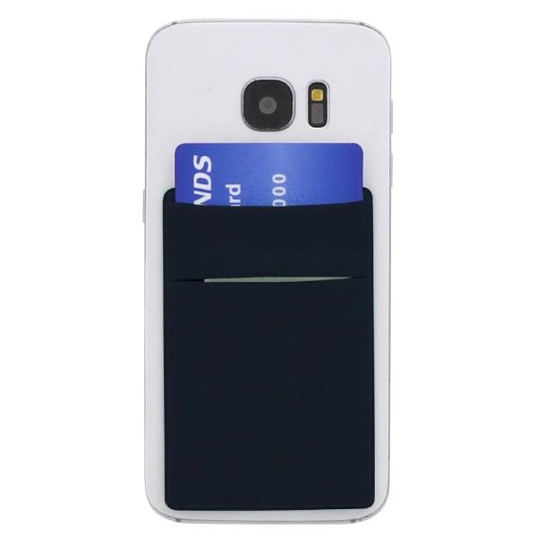 Lewis n Clark Datablock Adhesive Phone Wallet Blue