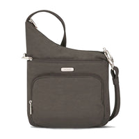 Travelon Anti-Theft Essentials North/South Asymmetric Crossbody Smoke