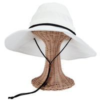 San Diego Hat Co. Women's Active Sun Brim Hat White