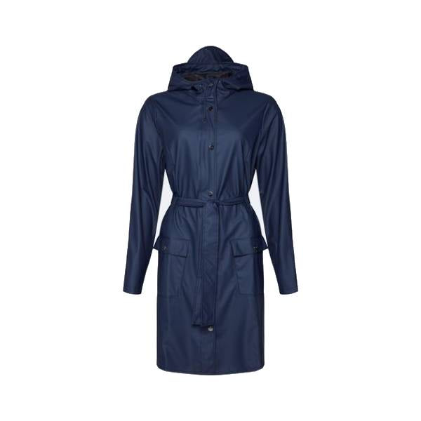 RAINS レインズ Curve Jacket レインコート おしゃれ ネイビー RAINS レインコート Long Jacket （ 上下 レインウェア