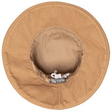 San Diego Hat Women's Linen Kettle Brim With Adjustable Rope Closure Interior View