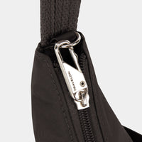 Travelon Anti-Theft Essentials East/West Small Hobo Zipper Detail