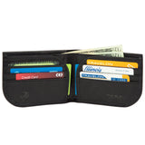 Travelon RFID Blocking Leather Front Pocket Wallet Interior View