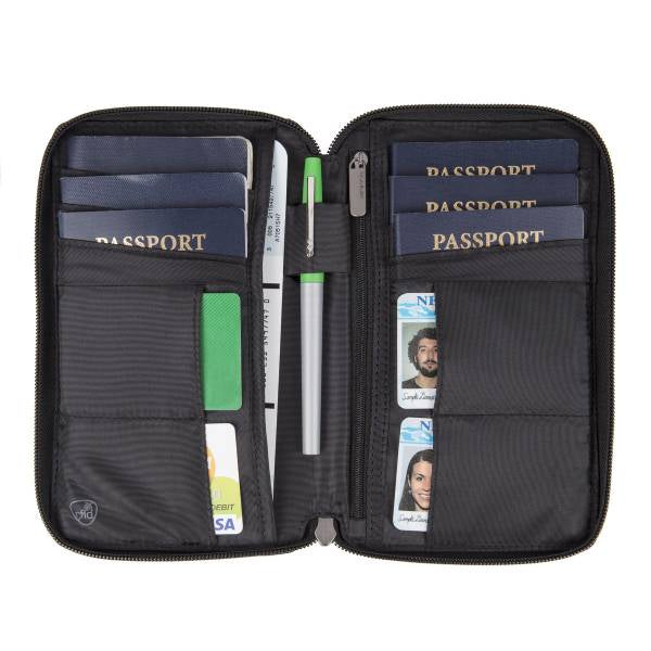 travelon rfid blocking card sleeve Travelon RFID Blocking Multi-Passport Holder