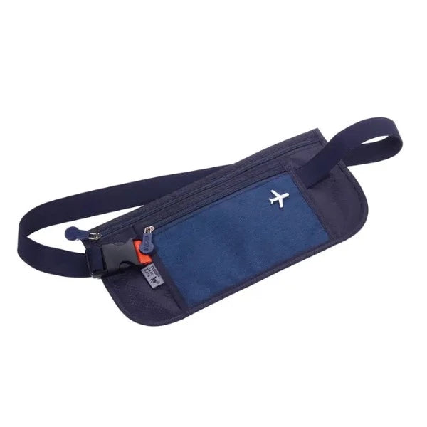 Troika Security Belt Wallet with RFID Protection Dark Blue