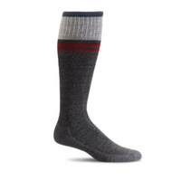 Men's Sportster Moderate Graduated Compression Socks- Charcoal